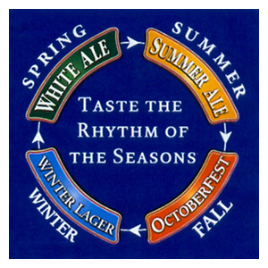 Seasonal beer is a four-season cycle: spring, summer, fall, and winter
